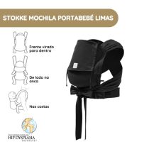 Stokke Mochila Portabebé Limas - Black