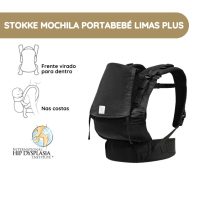 Stokke Mochila Portabebé Limas Flex - Black