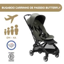 Bugaboo Carrinho de Passeio Butterfly - Black_Forest Green