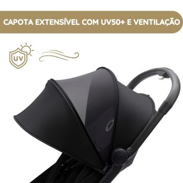 Bugaboo Carrinho de Passeio Butterfly Capota extensível com UV50+ e ventilação