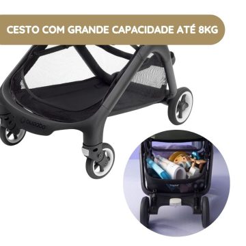 Bugaboo Carrinho de Passeio Butterfly cesto com grande capacidade até 8kg