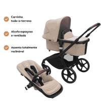 Carrinho de Passeio Fox 5 Completo da Bugaboo – BlackDesert Taupe