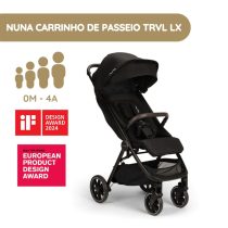 Nuna Carrinho de Passeio Trvl Lx - Caviar