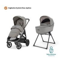 Carrinho de passeio Inglesina System Duo Aptica - Platinum Grey