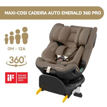Maxi-Cosi Cadeira Auto Emerald 360 Pro - Authentic Truffle