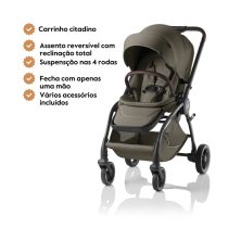 Carrinho de Passeio Rio da Britax Romer - Lux Urban Olive