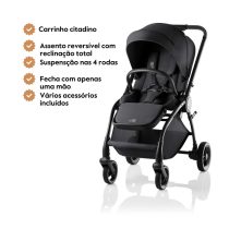 Carrinho de Passeio Rio da Britax Romer - Style Carbon Black