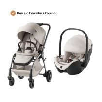 Duo Rio Carrinho + Ovinho Baby-Safe Pro da Britax Romer - Lux Soft Taupe