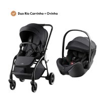 Duo Rio Carrinho + Ovinho Baby-Safe Pro da Britax Romer - Style Carbon Black