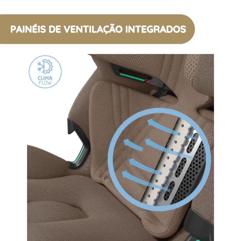 Maxi-Cosi Cadeira Auto Emerald 360 Pro ventilação