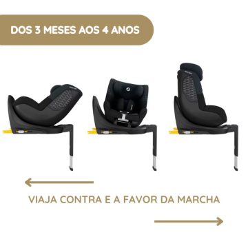 Maxi-Cosi Cadeira Auto Mica 360 S a favor e contra a marcha