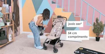 O assento do YOYO 3 é mais pequeno que o do Joolz Aer2