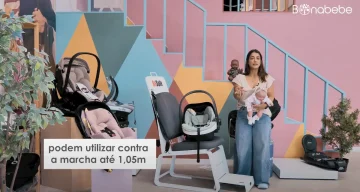 Cadeira Auto BeSafe iZi Go Modular X2 i-Size pode ser utilizada até a 1,05m