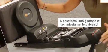 BeSafe iZi Go Modular X2 i-Size a base não é giratória nem tem nivelamento universal