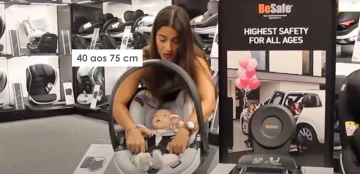 BeSafe iZi Go Modular X2 i-Size é adequada dos 40 aos 75 cm