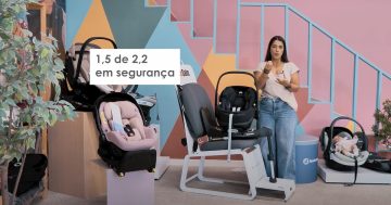 Cadeira Auto Maxi-Cosi Pebble 360 Pro2 teve uma pontuação de 1.5 em segurança da ADAC