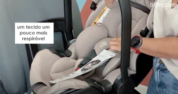 A Cadeira Auto Britax Römer Baby-Safe Pro oferece tecidos ligeiramente mais respiráveis