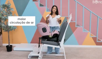 O tecido em rede 8D permite maior circulação de ar