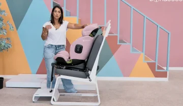 Nunca virar a cadeira antes dos 15 meses/75cm