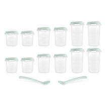 Miniland Conjunto de 12 Recipientes - Mint