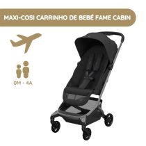 Maxi-Cosi Carrinho de Bebé Fame Cabin - Onyx Black