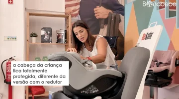 Maxi-Cosi Mica 360 Pro - A cabeça da criança fica protegida, diferente da versão com redutor