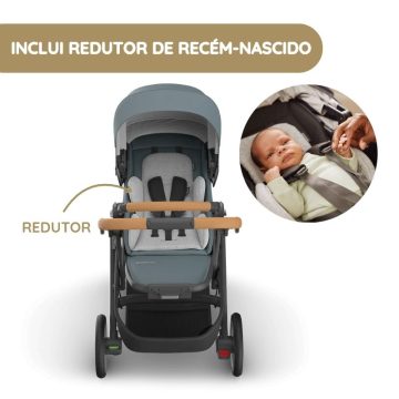 UPPAbaby Carrinho de Bebé Cruz V3 Inclui redutor de recém-nascido