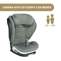 BeSafe Cadeira Auto Flex FIX 2 i-Size - Meadow Green SoftBreeze