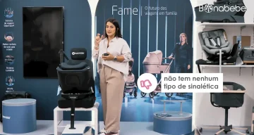 Cadeira Auto Maxi-Cosi Emerald 360 S - Não tem nenhum tipo de sinal a avisar que só pode ser virada para a frente a partir dos 15 meses