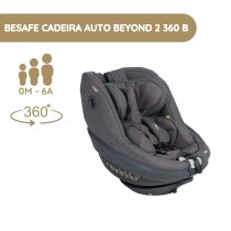 BeSafe Cadeira Auto Beyond 2 360 B - Dark Grey Mélange