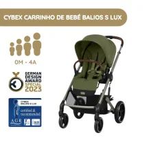 Cybex Carrinho de Bebé Balios S Lux TPE - Moss Green