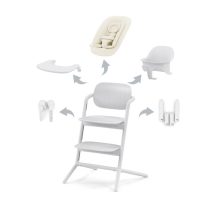 Cybex Cadeira da Papa Lemo 4 em 1 - All White