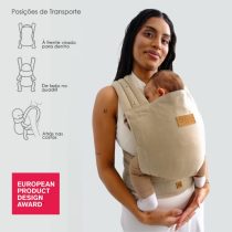 Isara Mochila Portabebé Quick Half Buckle - Sandstone Linen