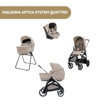 Carrinho de Bebé Inglesina Aptica System Quattro - Vicuna Beige